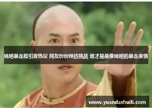 姚明暴走脸引发热议 网友纷纷模仿挑战 谁才是最像姚明的暴走表情
